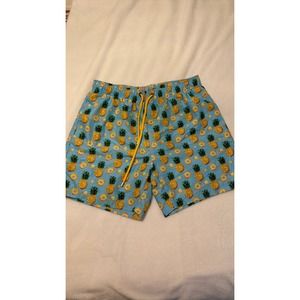 Frank's Pineapple swim trunks size large